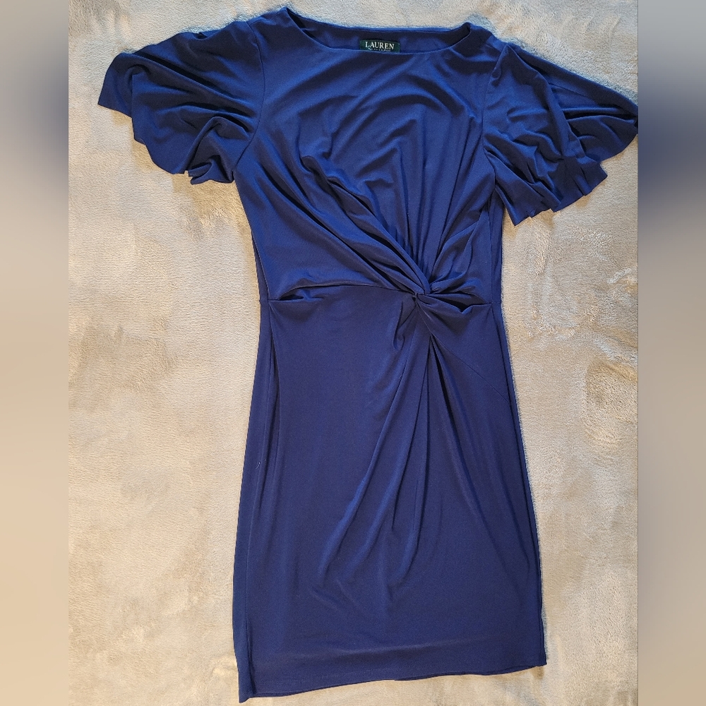 Lauren Dark Blue Dress, Size 8